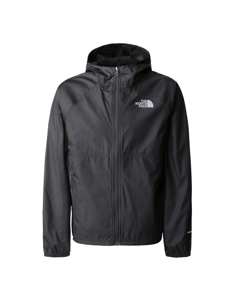 Older Boys Never Stop Wind Jacket - Black