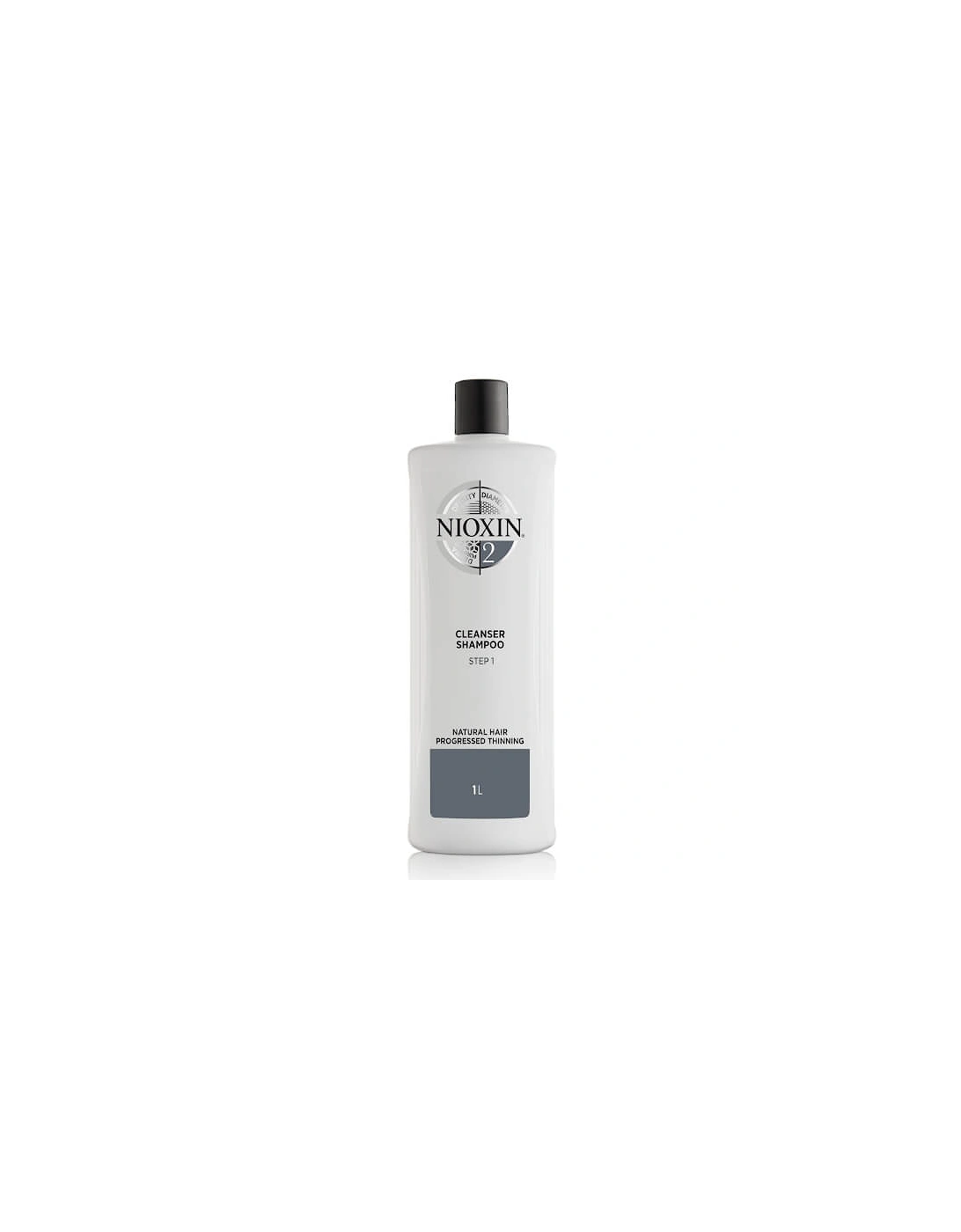 3-Part System 2 Cleanser Shampoo for Natural Hair with Progressed Thinning 1000ml - NIOXIN, 2 of 1
