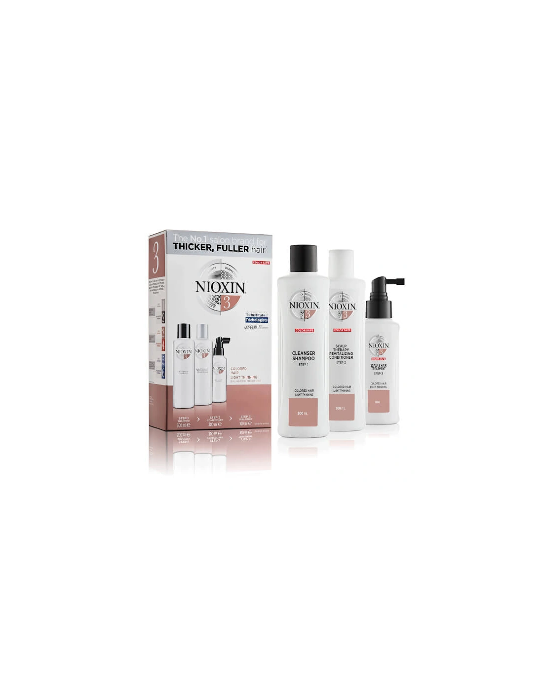3-Part System 3 Loyalty Kit for Coloured Hair with Light Thinning, 2 of 1
