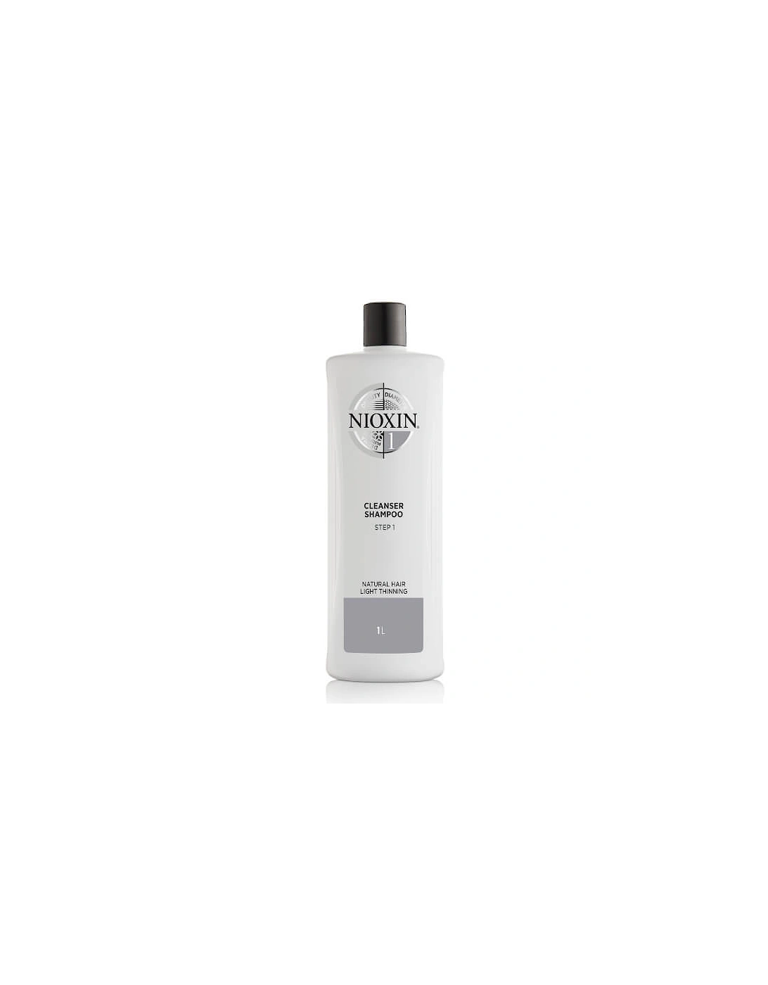 3-Part System 1 Cleanser Shampoo for Natural Hair with Light Thinning 1000ml - NIOXIN, 2 of 1