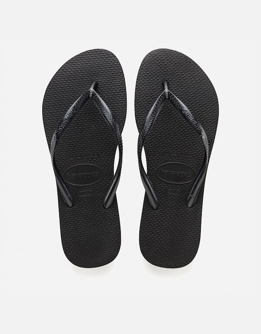 Women's Slim Flip Flops - Black, 2 of 1