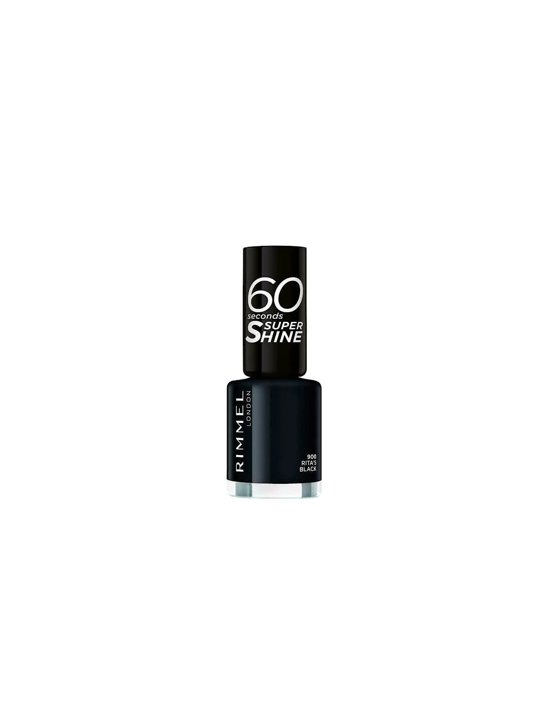60 Seconds Rita Shades of Black Nail Polish 8ml - Black Black 900, 2 of 1