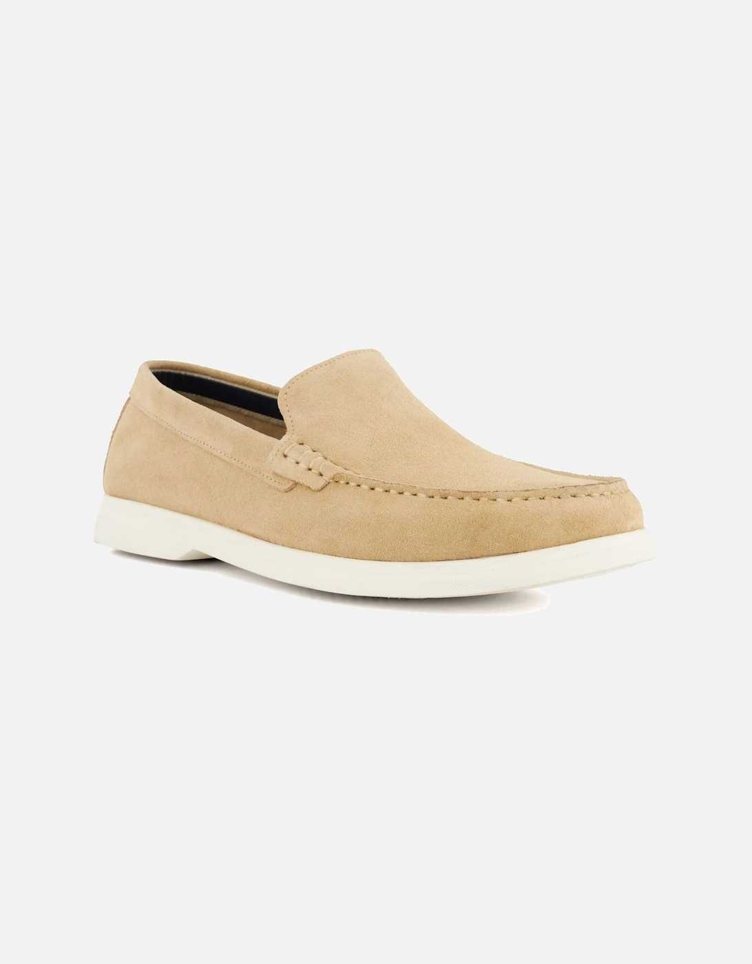 Mens Buftonn - Topstitch Casual Loafers, 6 of 5