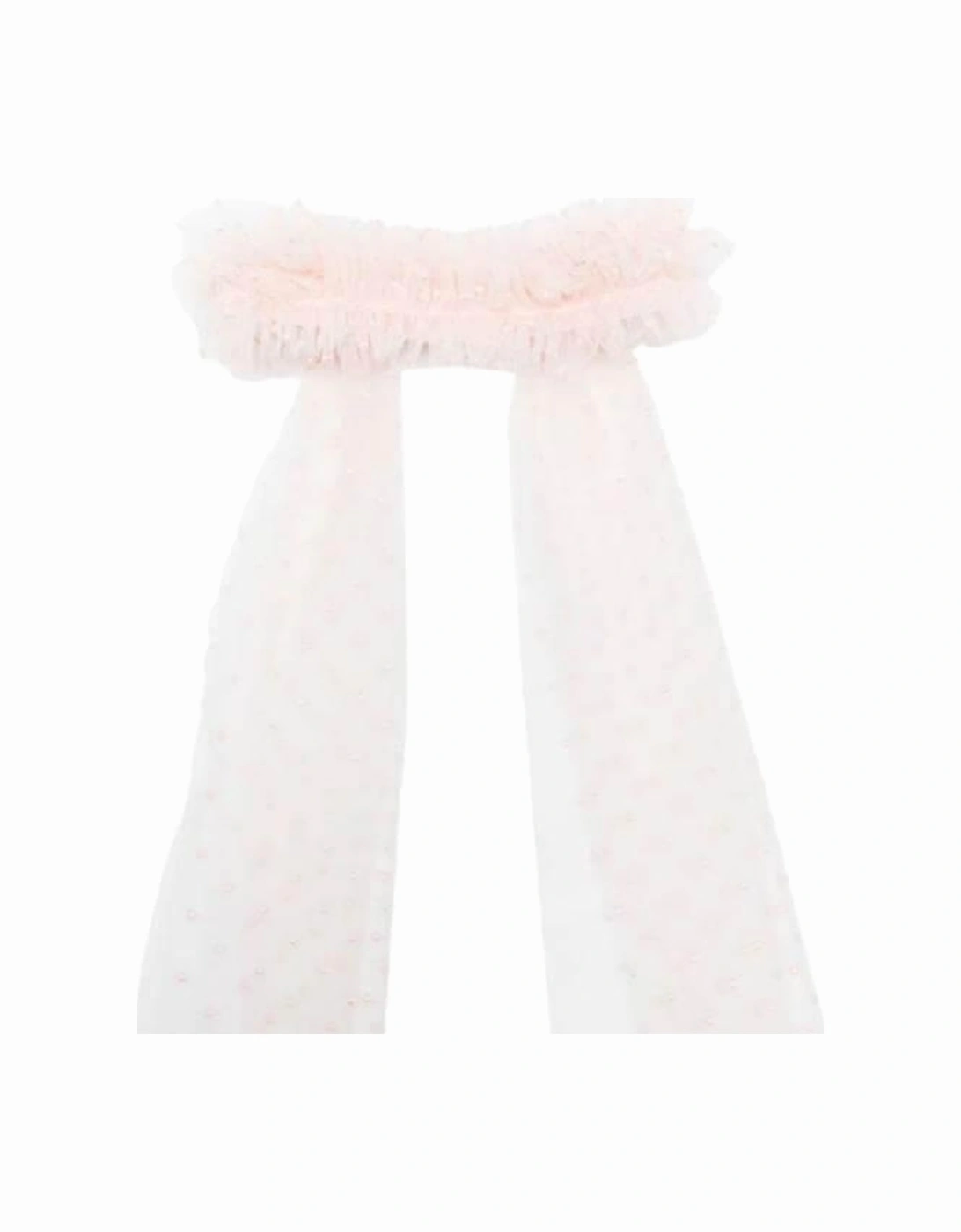 Girls Pink Tulle Hairband, 2 of 1