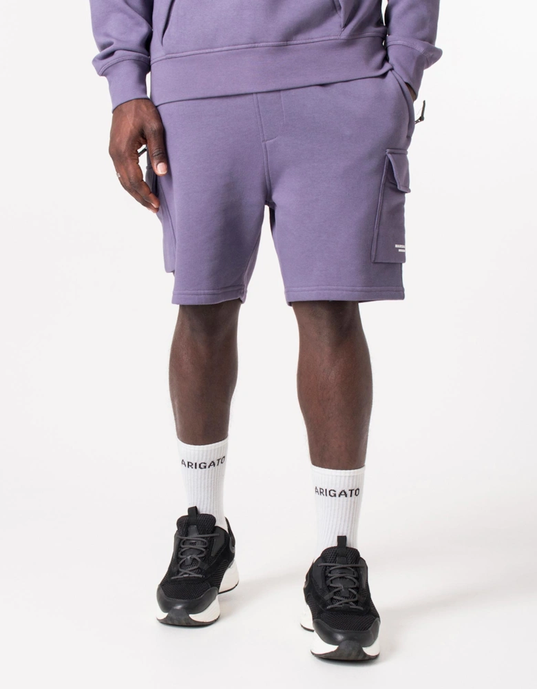 Regular Fit Siren Cargo Sweat Shorts