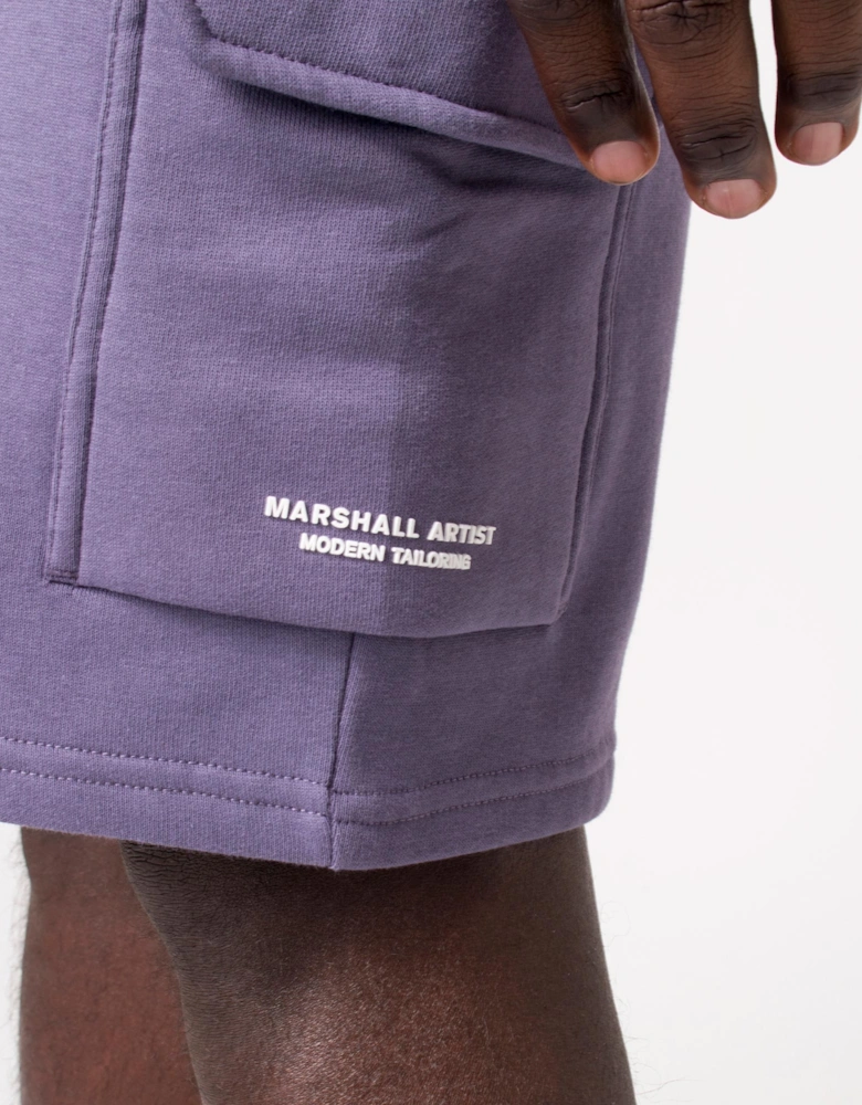 Regular Fit Siren Cargo Sweat Shorts