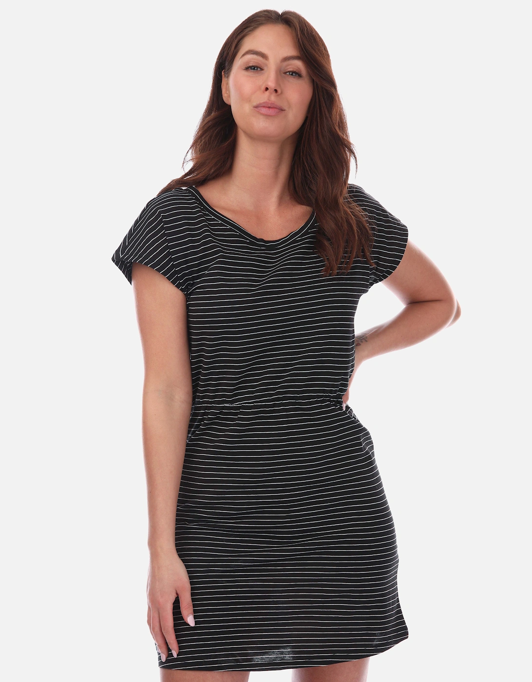 Womens Luna Stripe Dress, 4 of 3