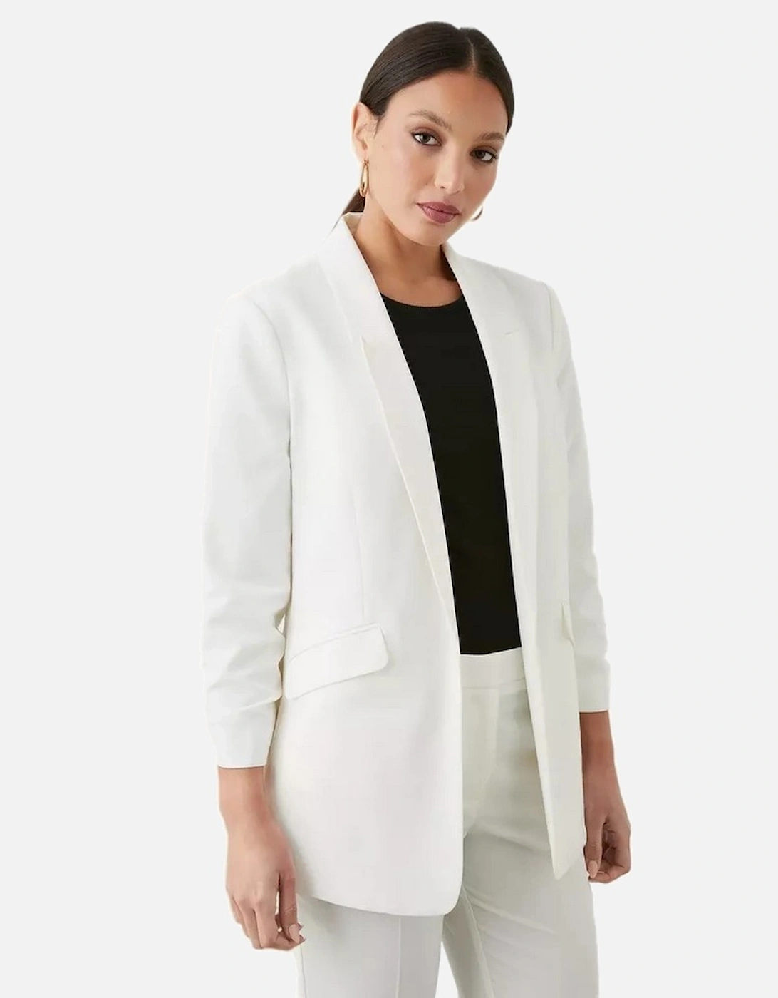 Womens/Ladies Tall Ruched Blazer, 5 of 4