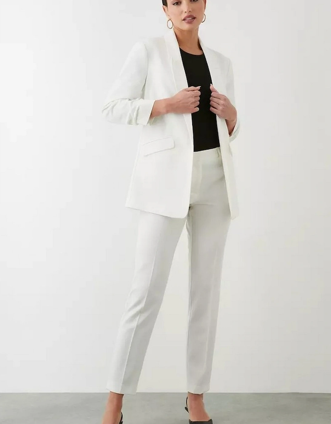 Womens/Ladies Tall Ruched Blazer