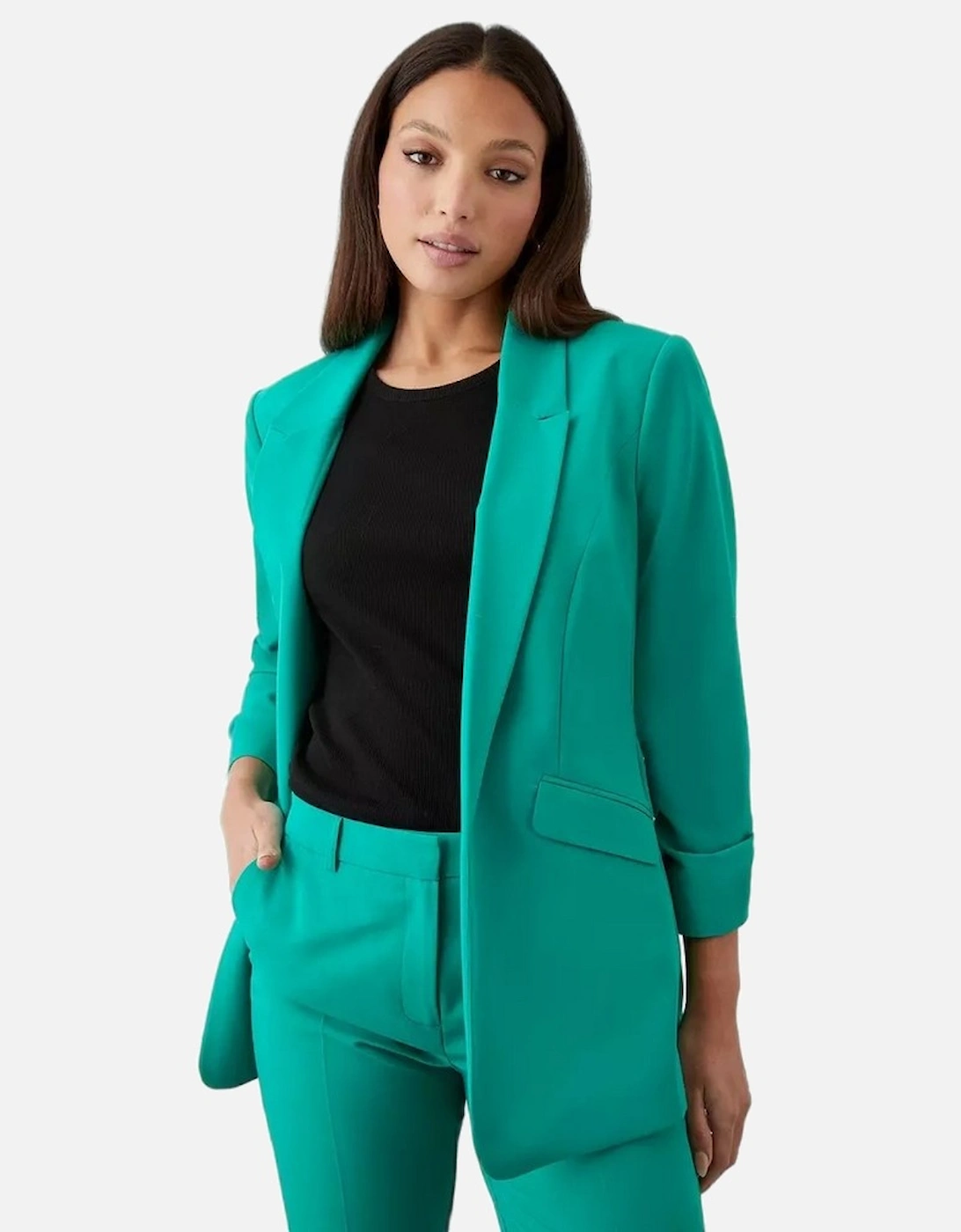 Womens/Ladies Tall Ruched Blazer, 5 of 4