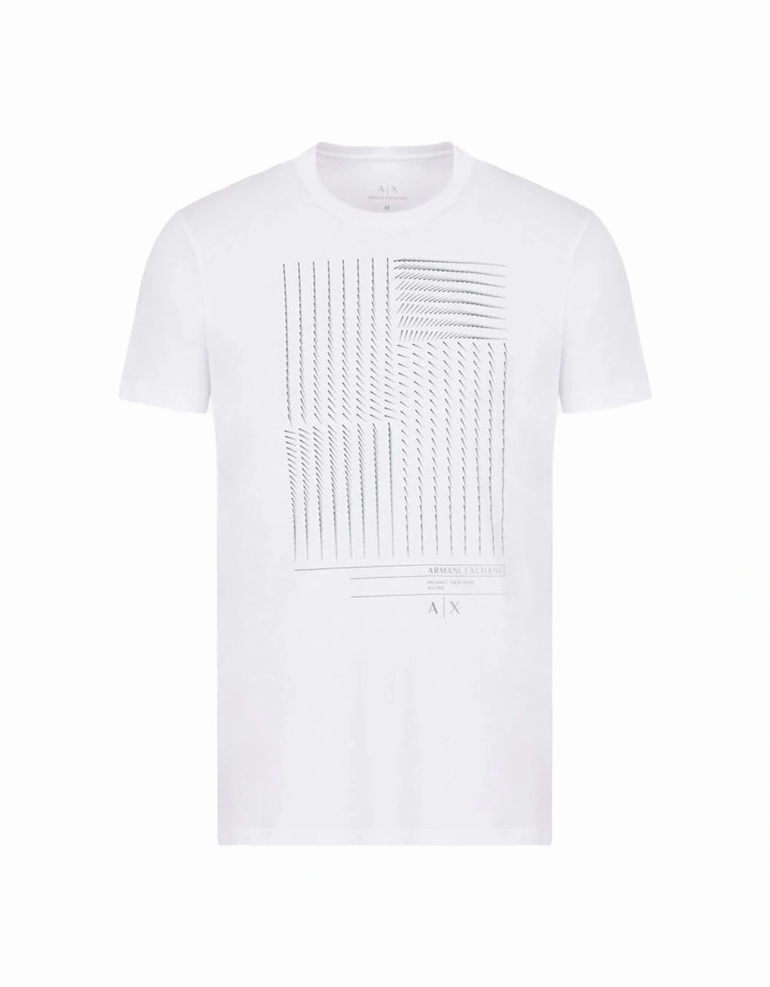 Geo Printed T Shirt White, 5 of 4