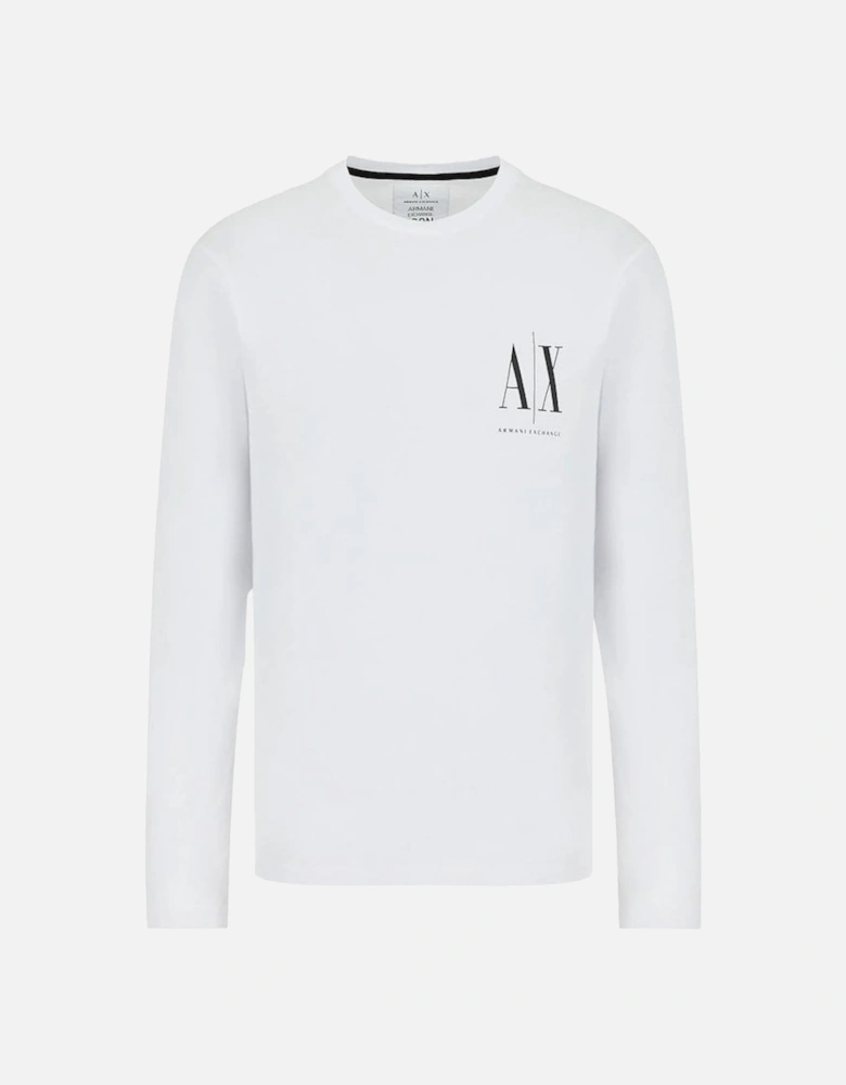 Ikon Period Long Sleeve T Shirt White