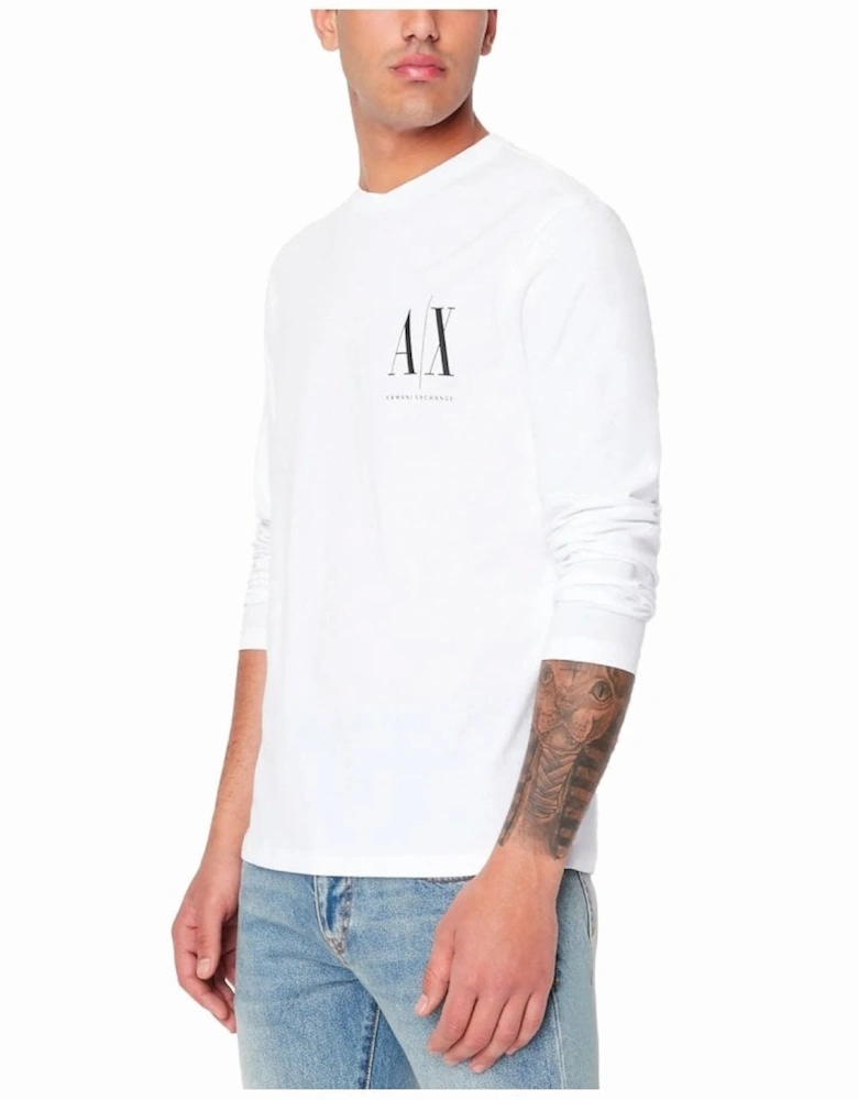 Ikon Period Long Sleeve T Shirt White