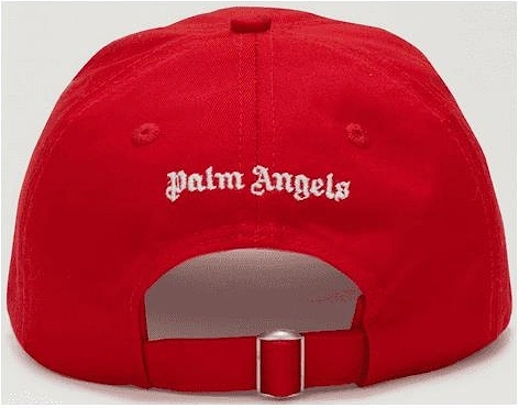 Classic Embroidered Logo Red Cap