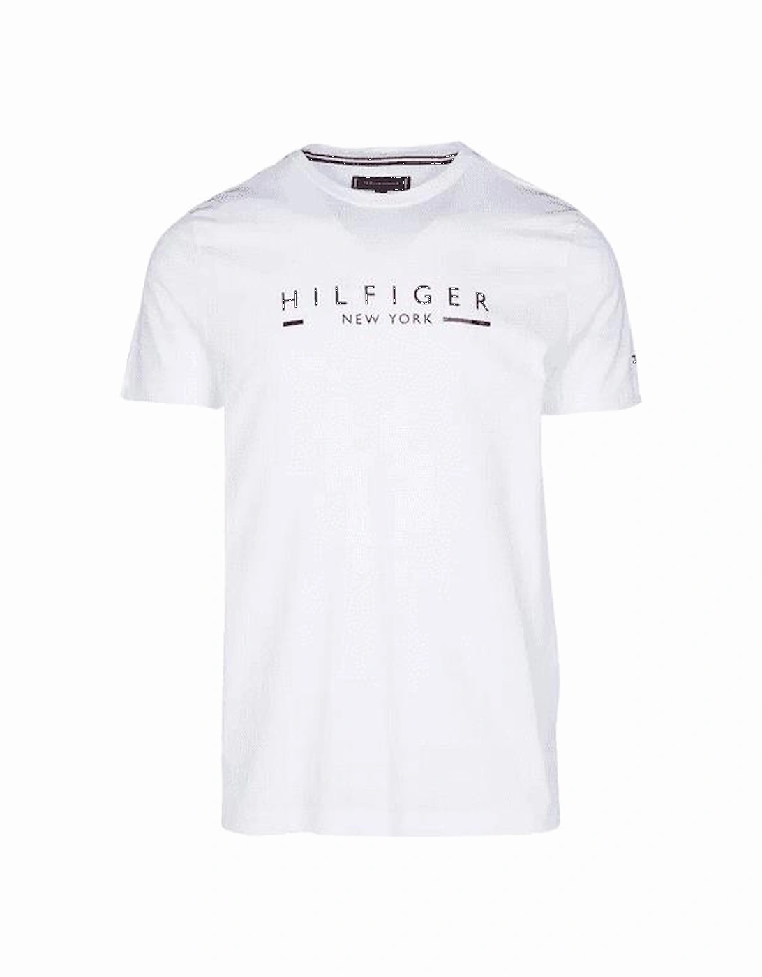 Cotton Regular Fit Printed Logo White T-Shirt, 4 of 3