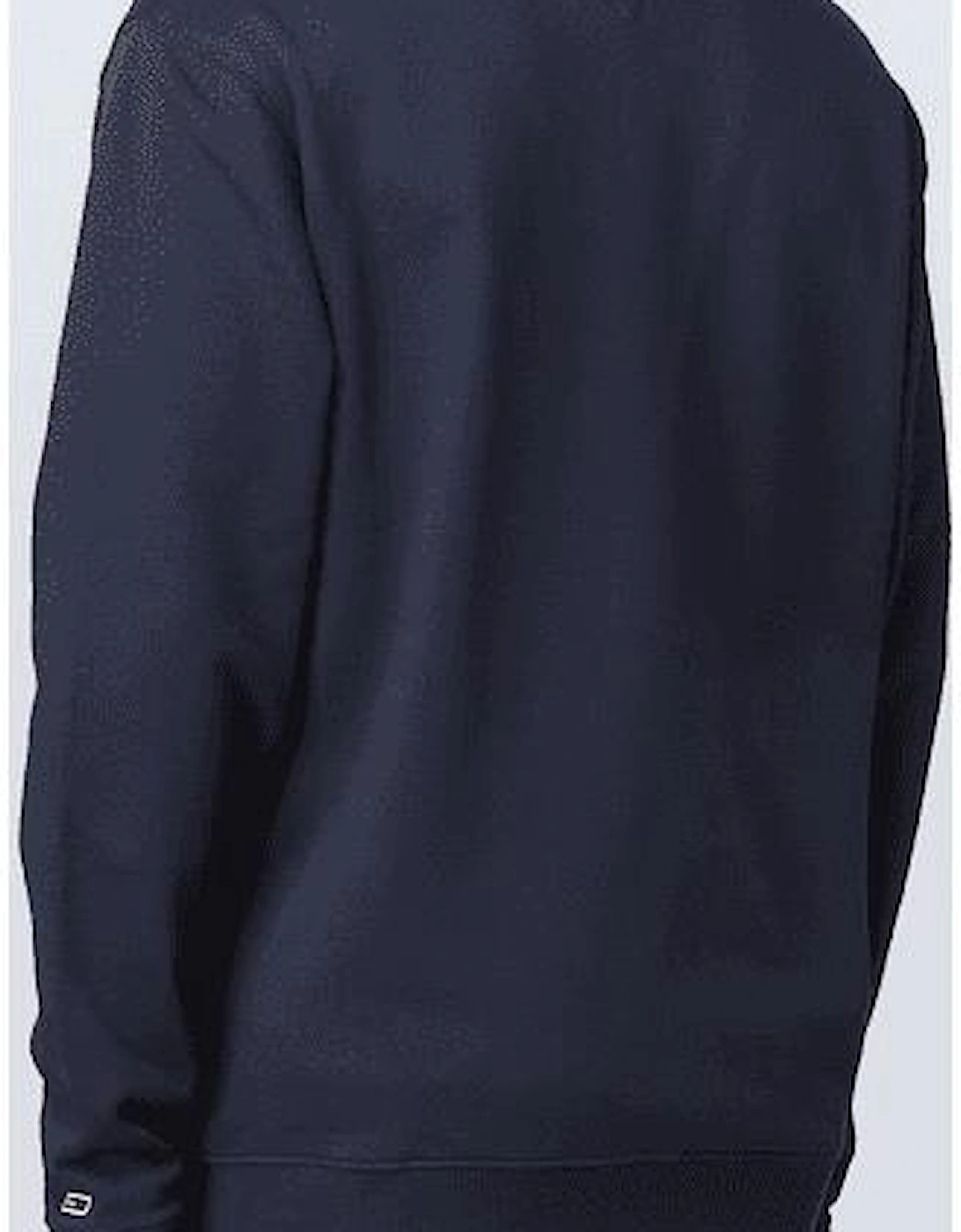 Cotton Print Logo Navy Sweatshirt