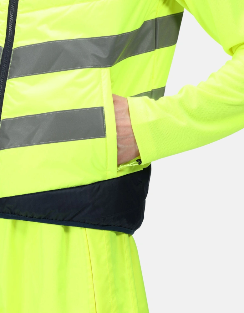 Professional Mens Hi Vis Thermal Gilet Bodywarmer