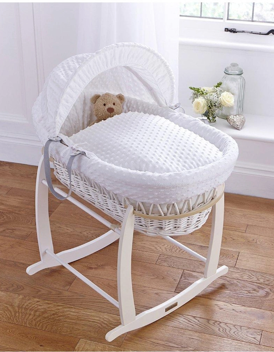 Dimple White Wicker & Deluxe Stand White, 3 of 2