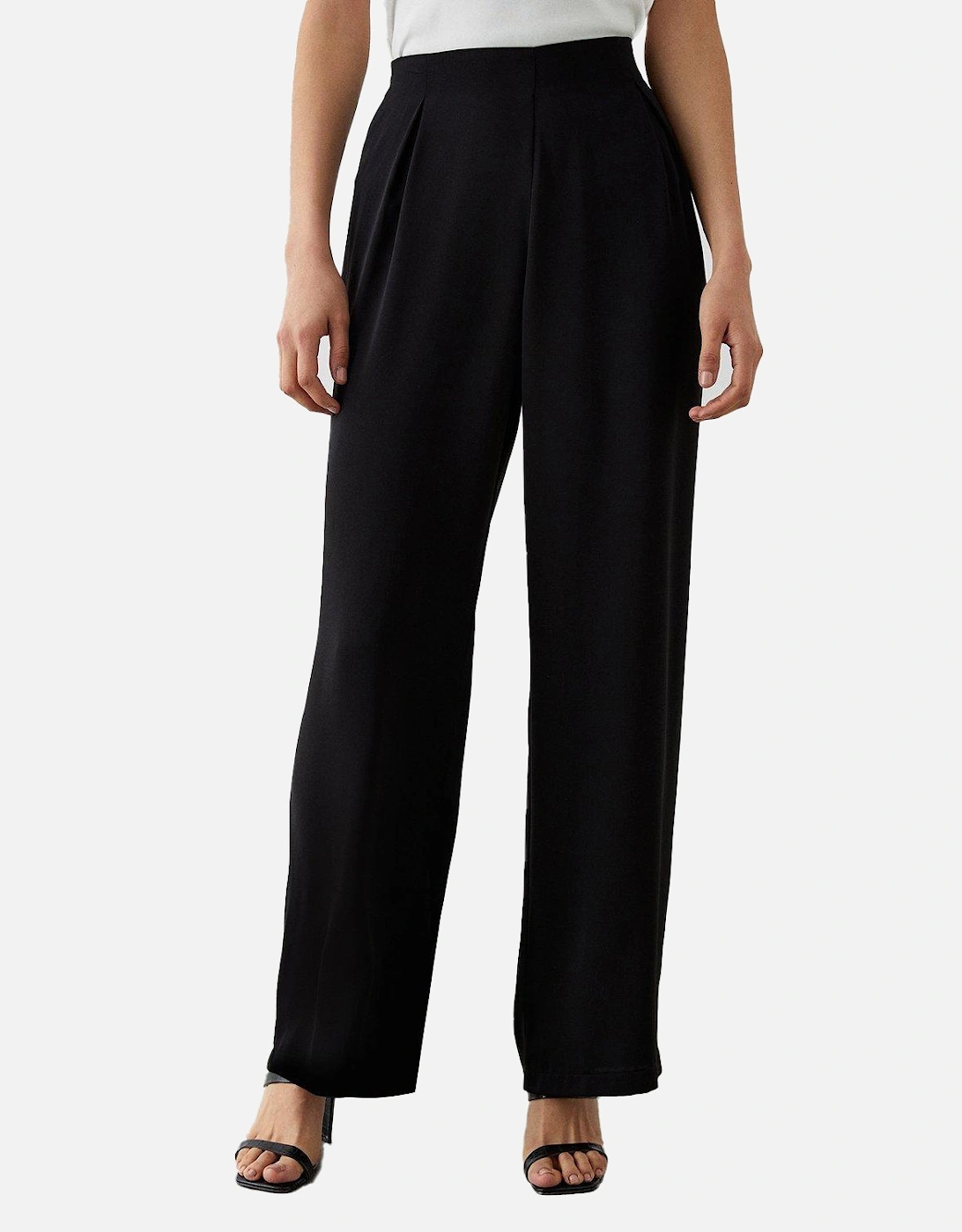 Womens/Ladies Wide Leg Trousers, 4 of 3