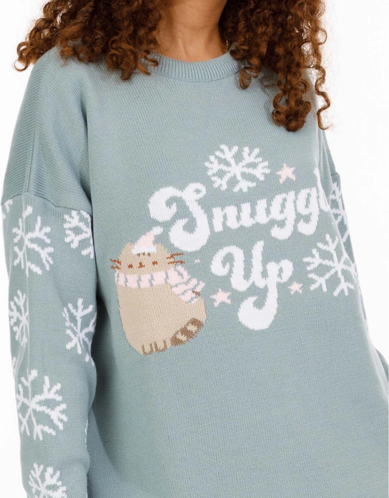 Womens/Ladies The Cat Knitted Jumper