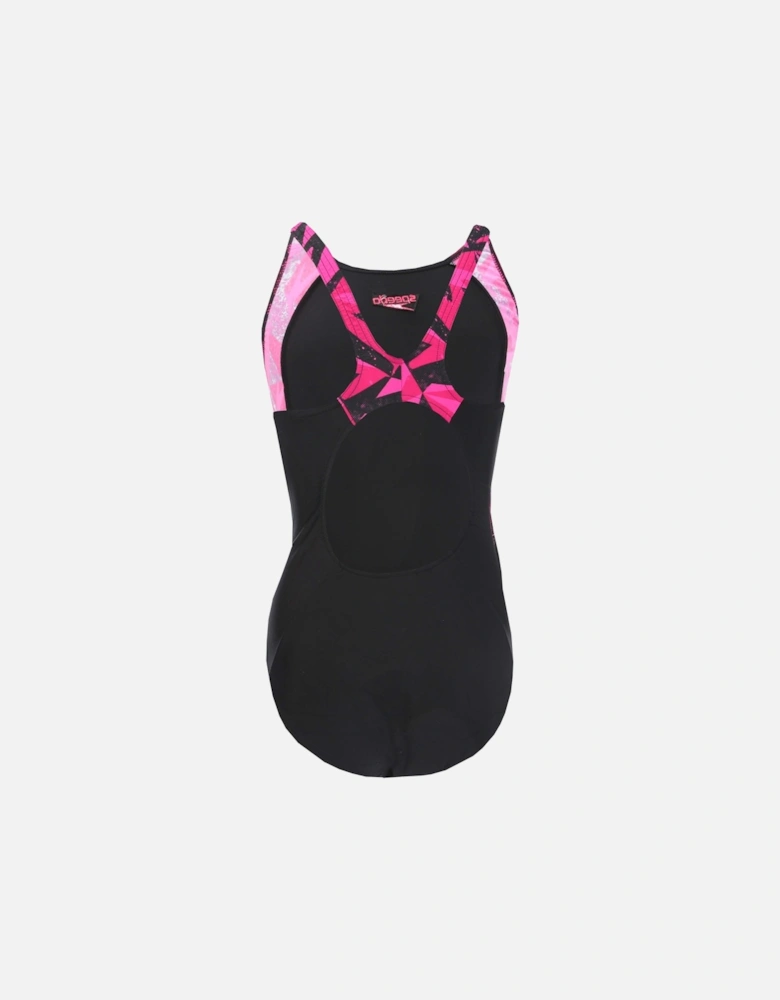 Girls Hyper Boom Splice Muscleback Swimsuit - Girls HyperBoom Splice Muscleback Swimsuit