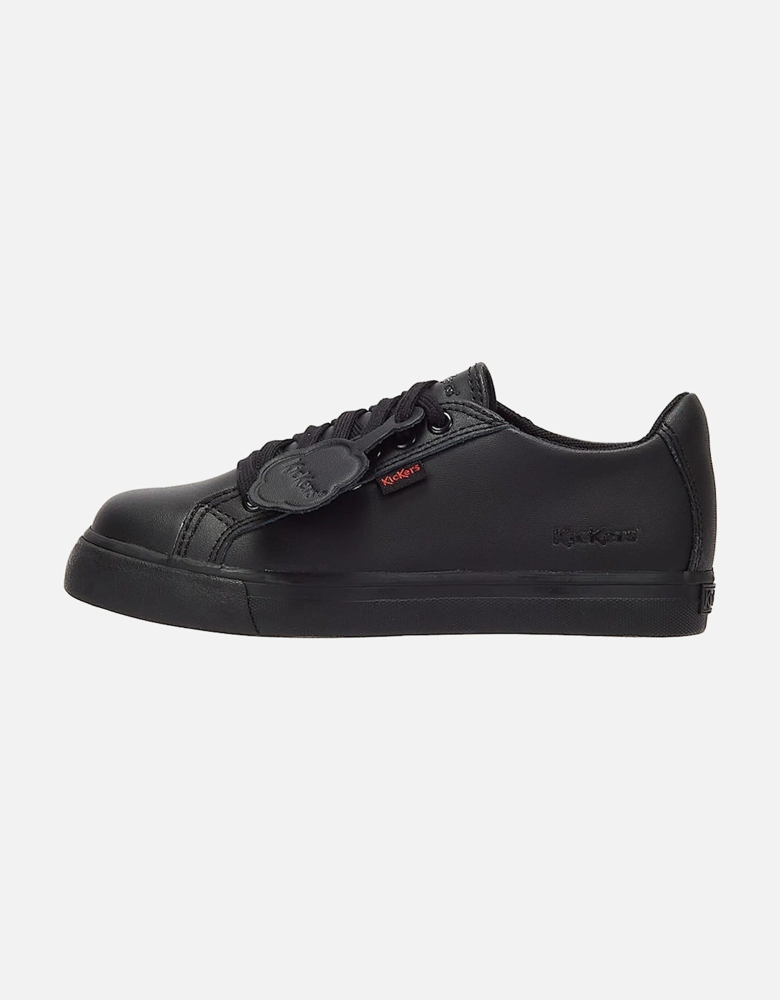 Tovni Lacer Leather Junior Black Trainers