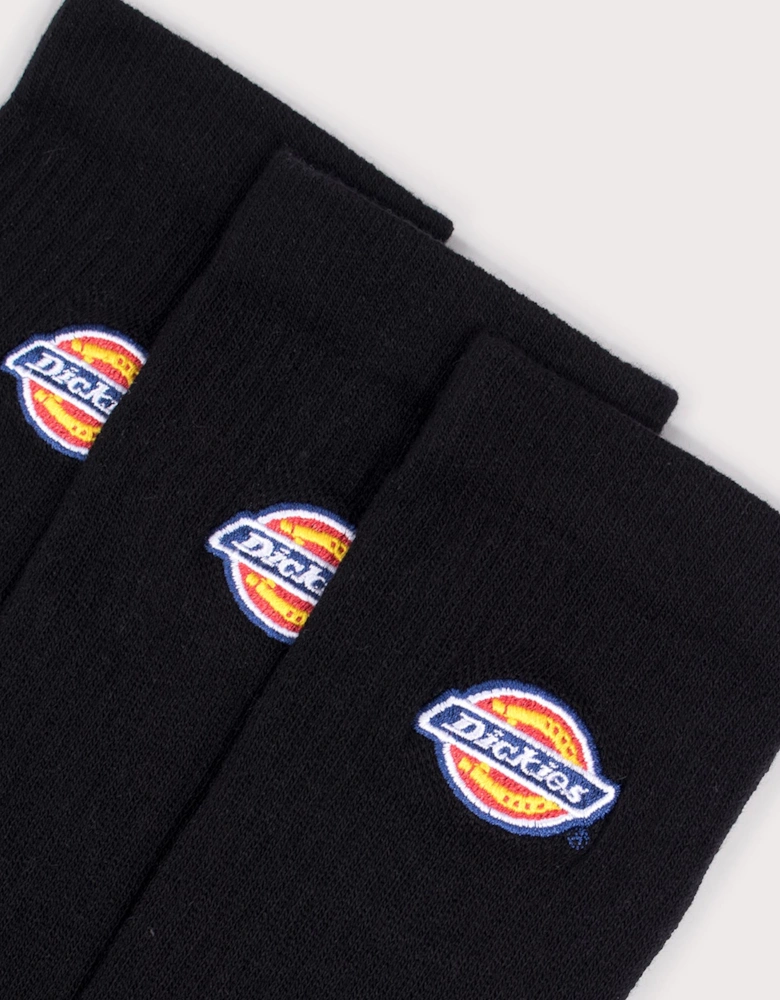 Three Pack of Valley Grove Embroidered Socks