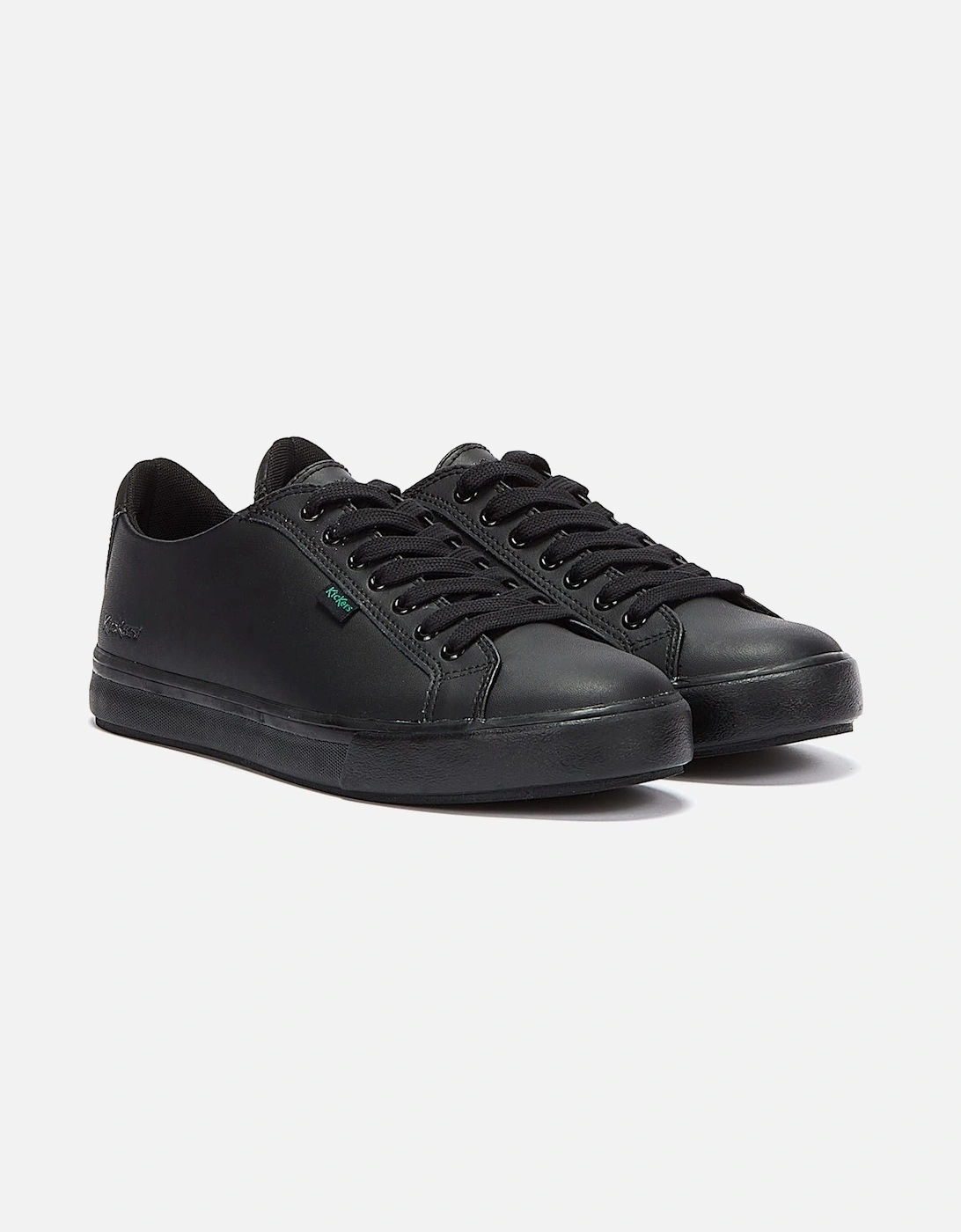 Black Leather Tovni Lacer Trainers, 9 of 8