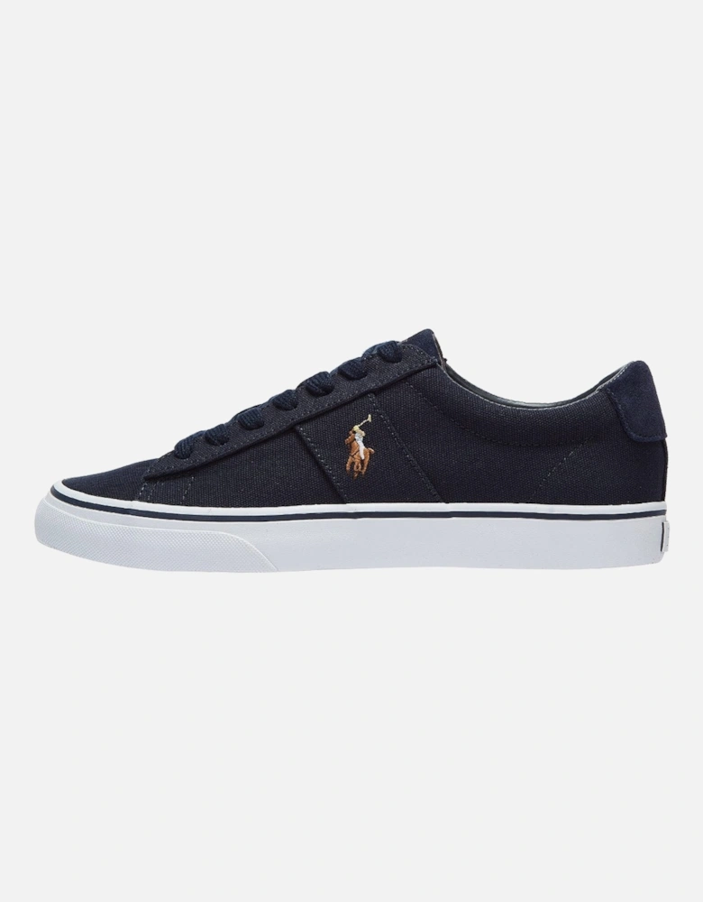 Sayer Navy Canvas Trainers