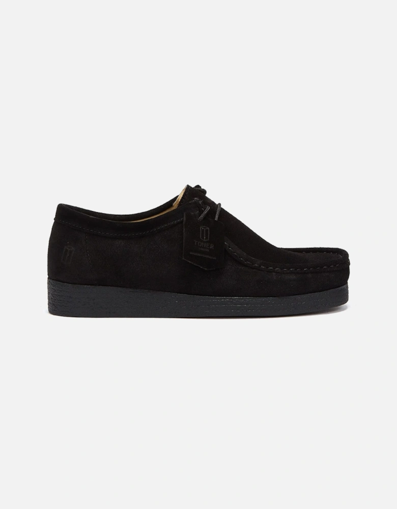 Apache Black Suede Shoes