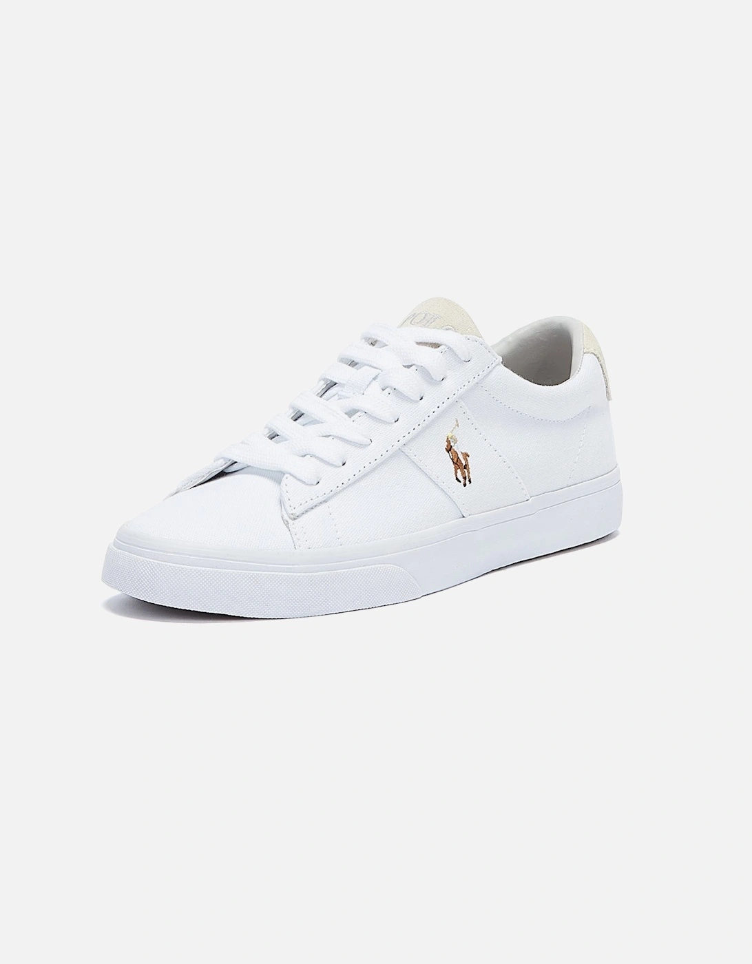 Sayer Canvas White Trainers