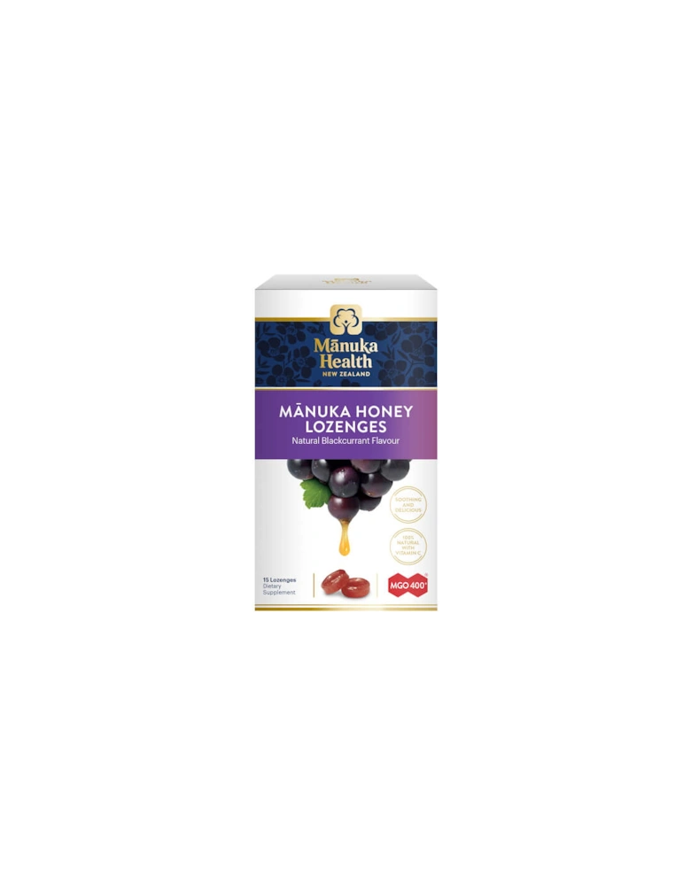 Health MGO 400+ Honey Drops with Blackcurrant 65g