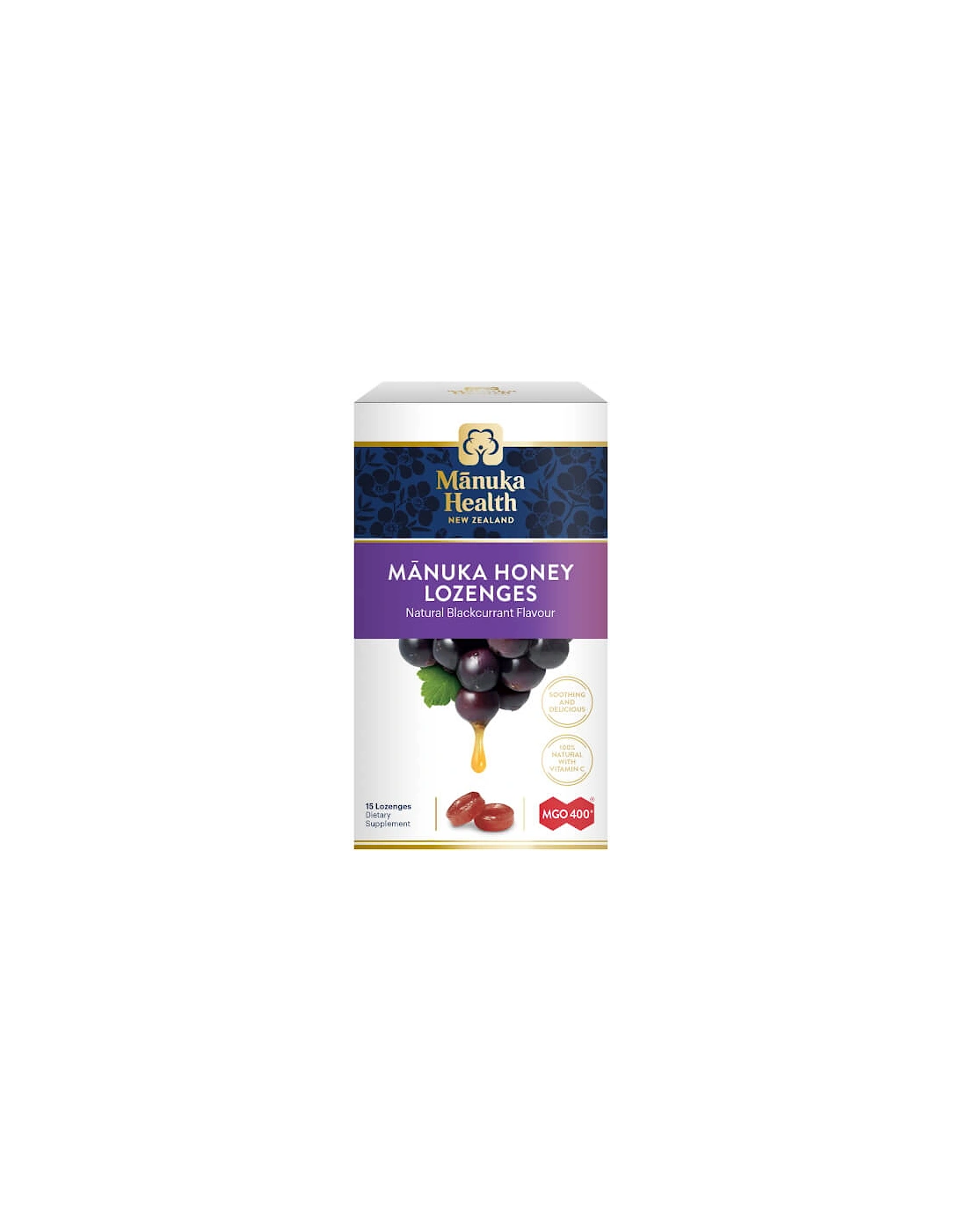 Health MGO 400+ Honey Drops with Blackcurrant 65g, 2 of 1