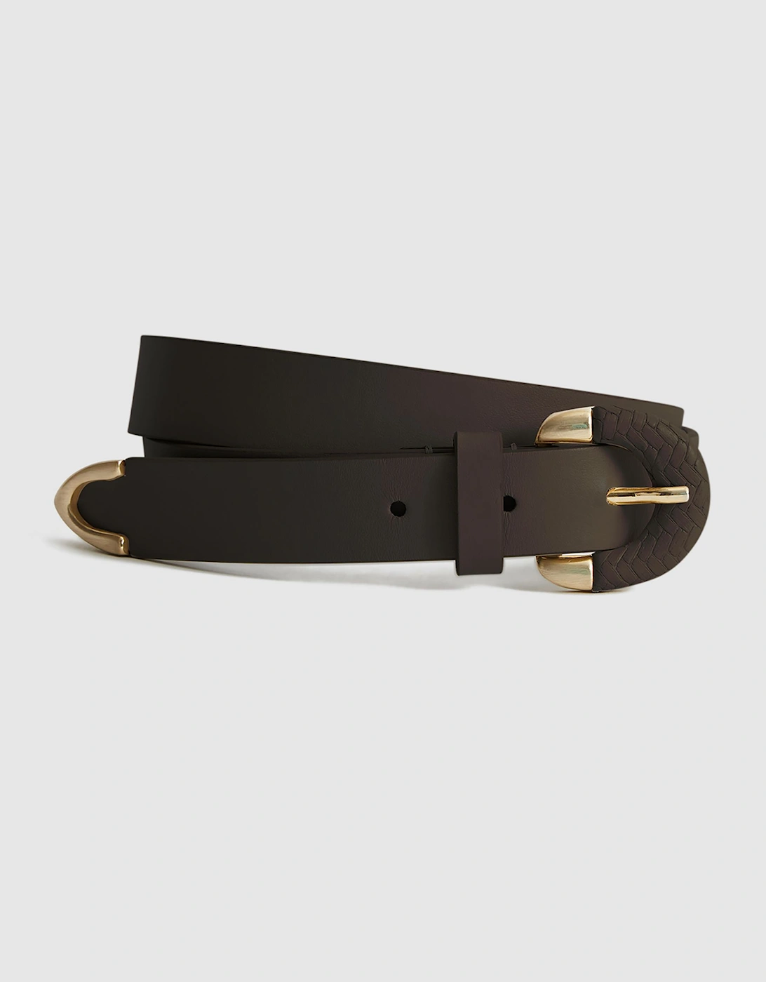 Decorative Buckle Leather Belt, 2 of 1