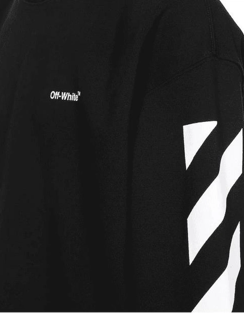 Diagonal Helvetica Long Sleeve Sweatshirt