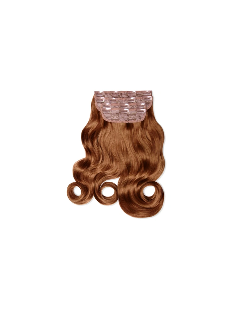 Ultimate Half Up Half Down 22" Curly Extension and Pony Set Mixed Auburn