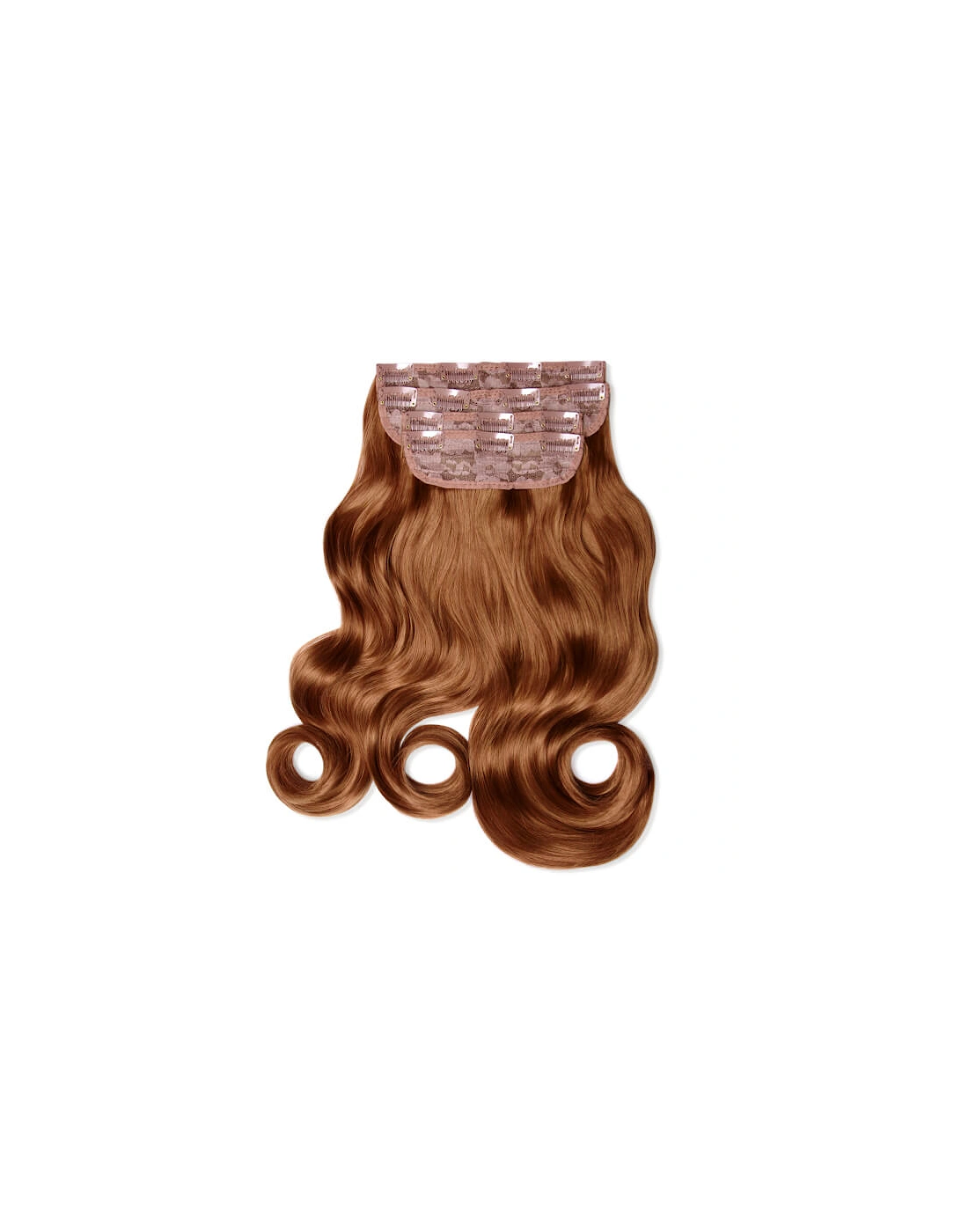 Ultimate Half Up Half Down 22" Curly Extension and Pony Set Mixed Auburn, 2 of 1