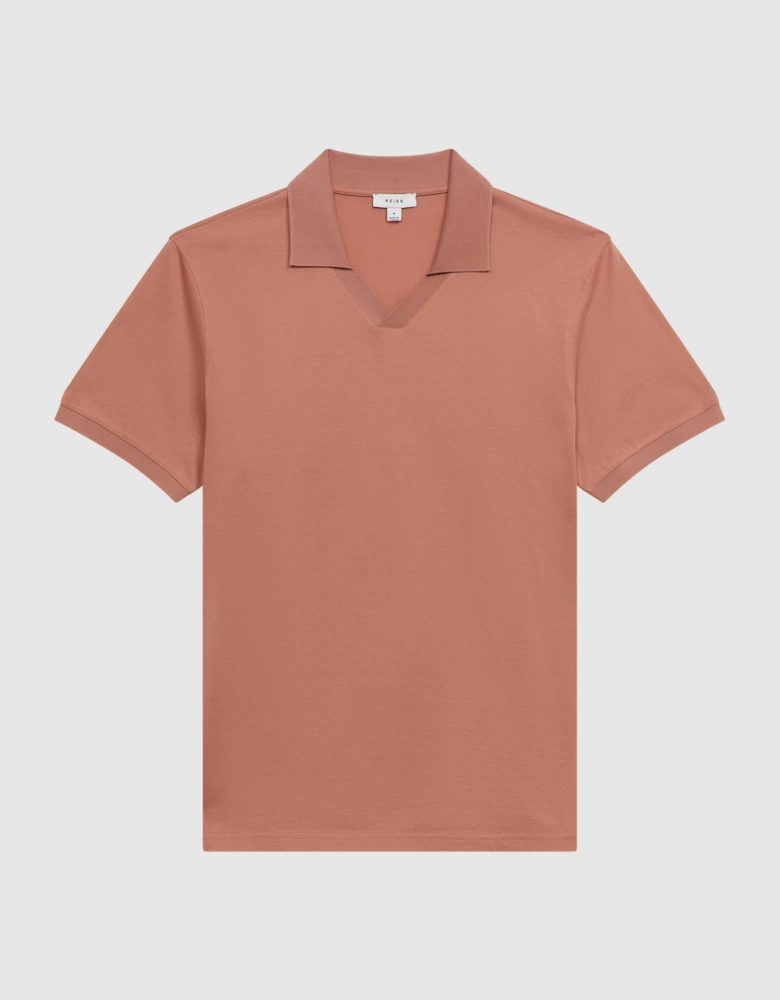 Slim Fit Mercerised Cotton Polo Shirt