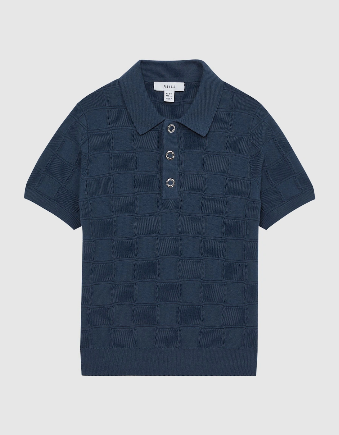 Cotton Press-Stud Polo T-Shirt, 2 of 1