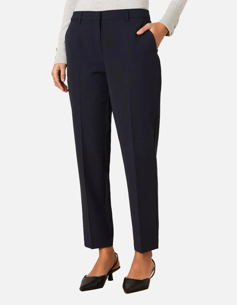 Womens/Ladies Slim Ankle Grazer Trousers