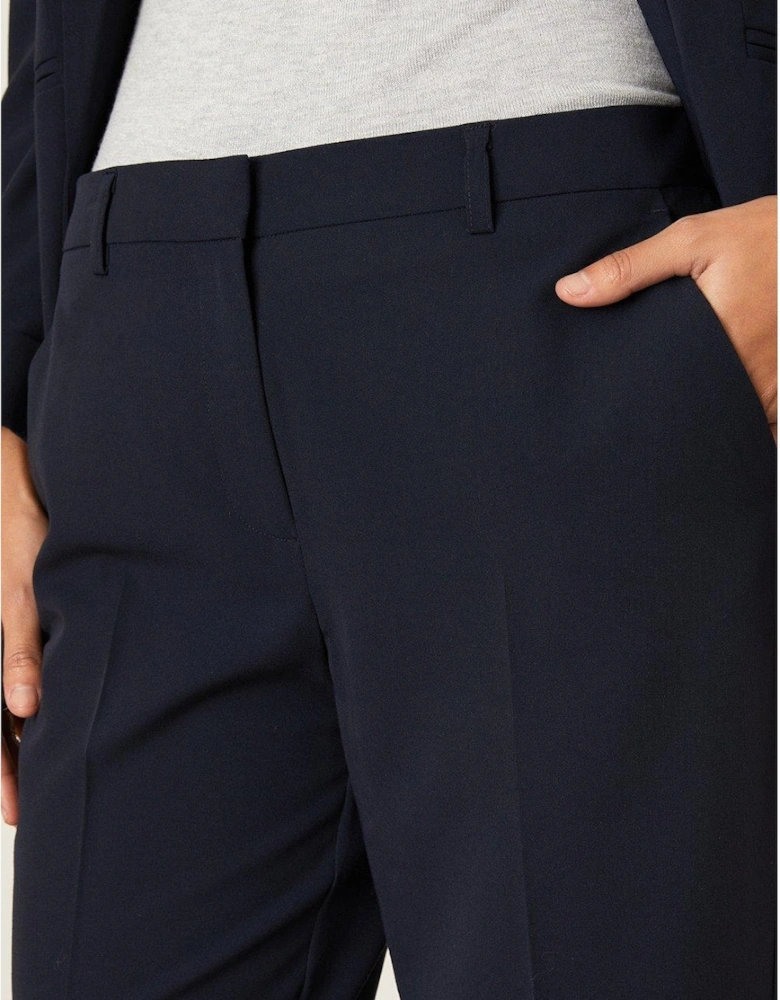 Womens/Ladies Slim Ankle Grazer Trousers