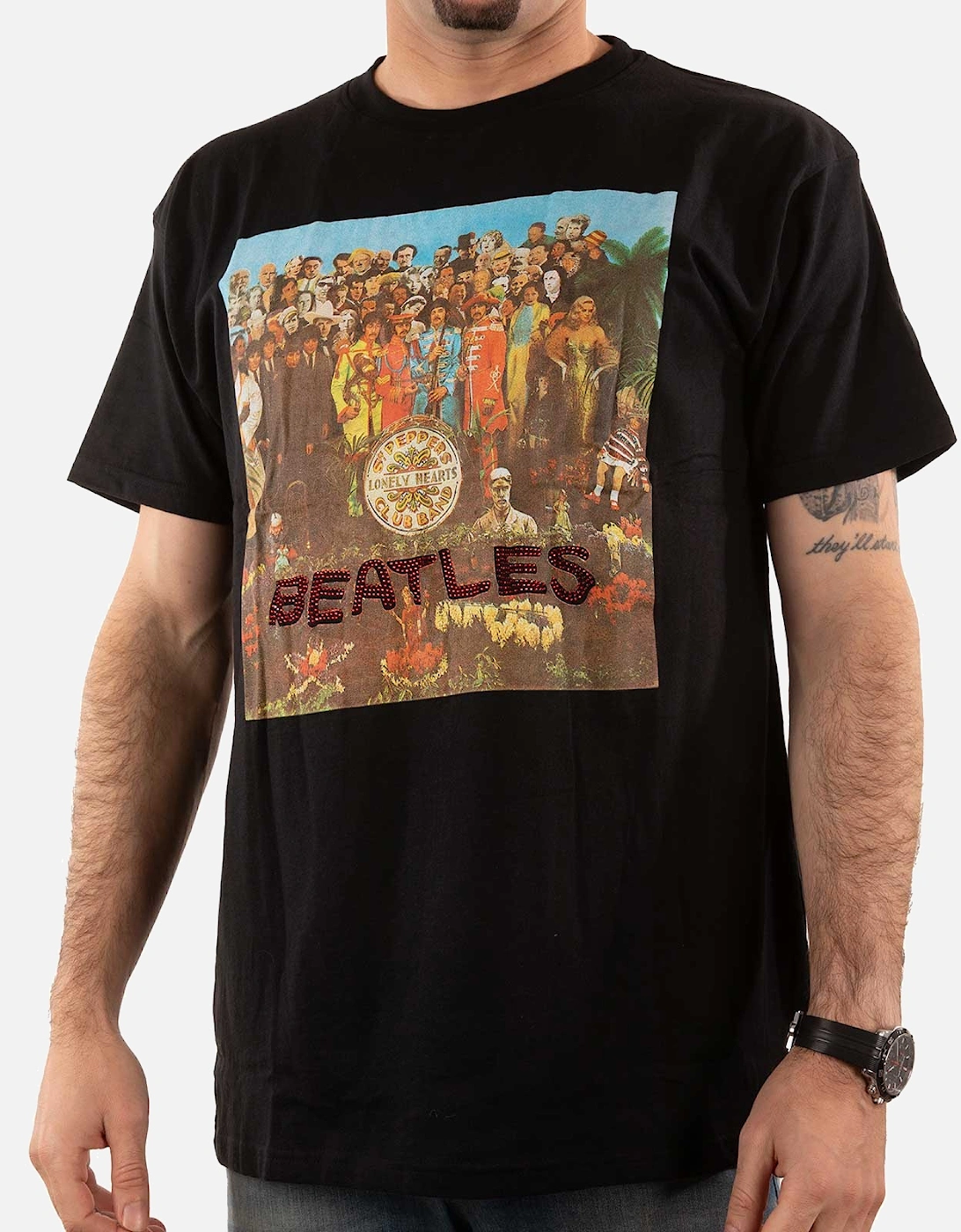 Unisex Adult Sgt Pepper Embellished T-Shirt