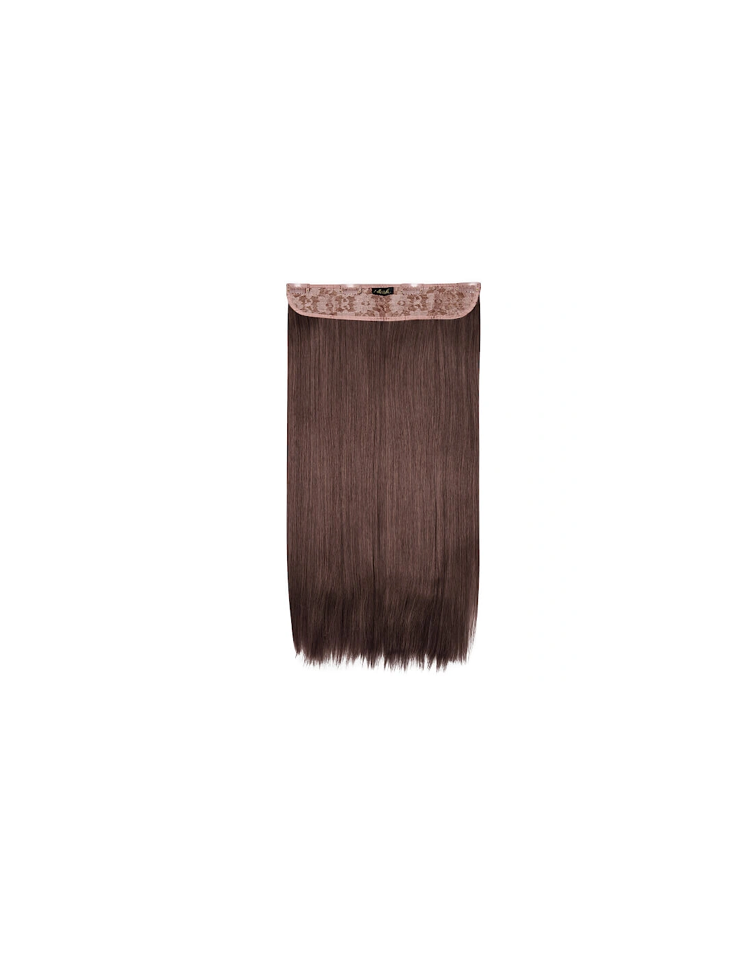 Thick 24 1-Piece Straight Clip in Hair Extensions - Chestnut, 2 of 1
