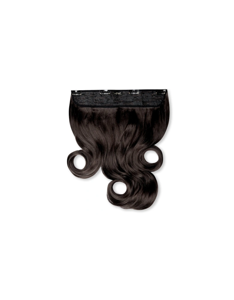 Thick 16 1-Piece Curly Clip in Hair Extensions - Dark Brown