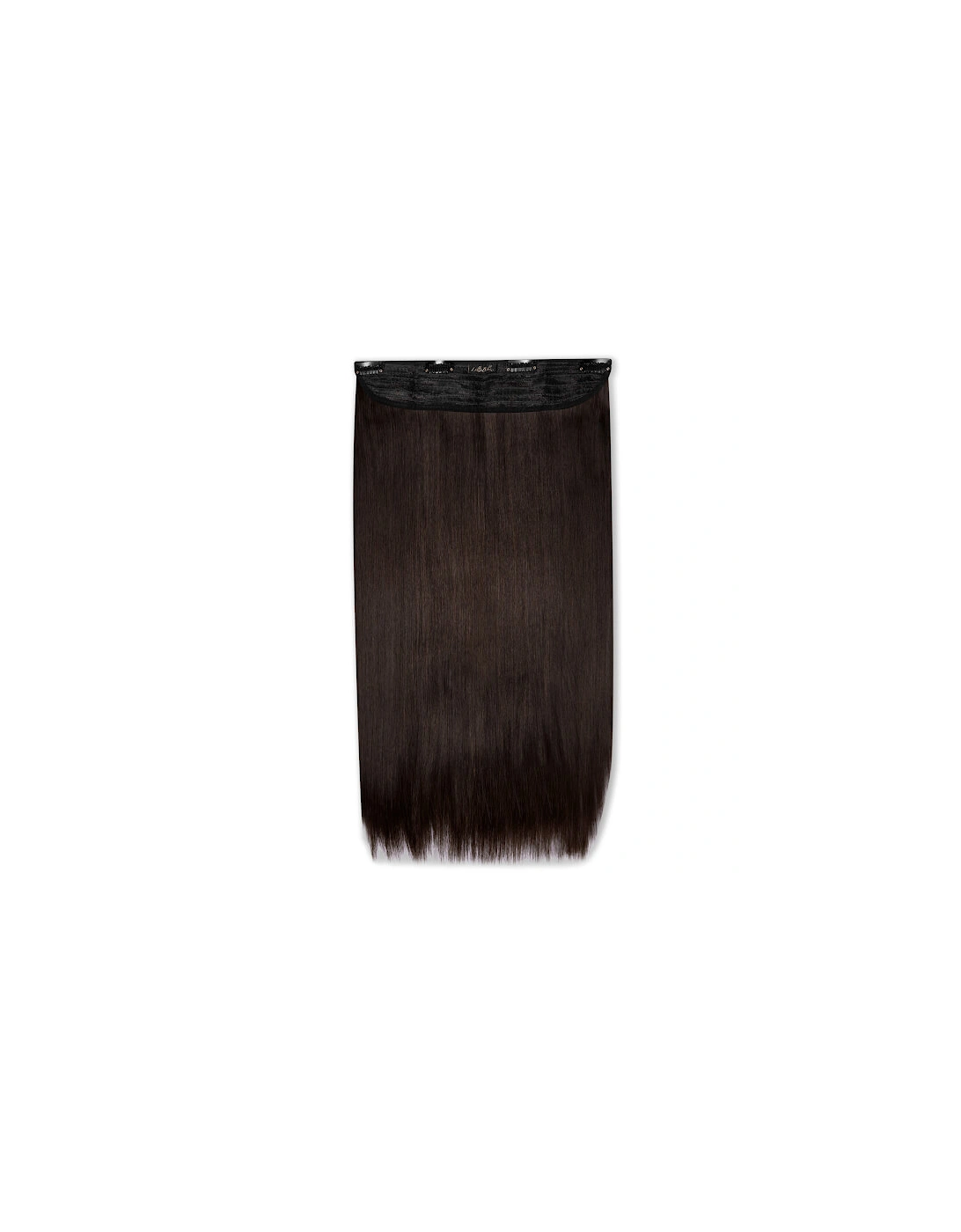 Thick 24 1-Piece Straight Clip in Hair Extensions - Dark Brown, 13 of 12