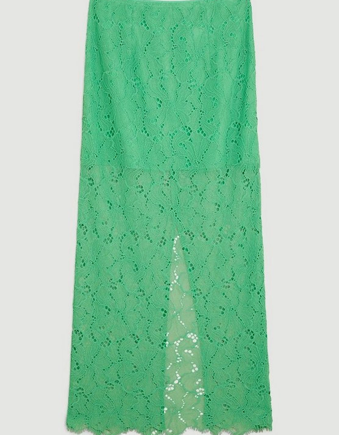 Lace Woven Maxi Skirt