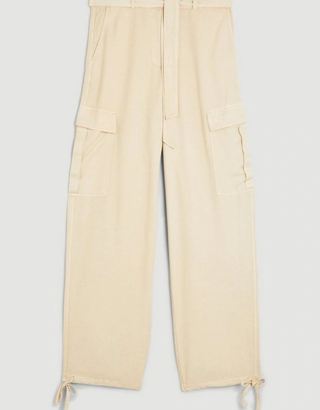 Belted Cargo Trousers