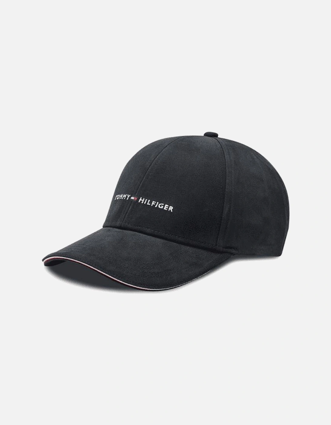 Embroidered Logo Black Cap, 4 of 3