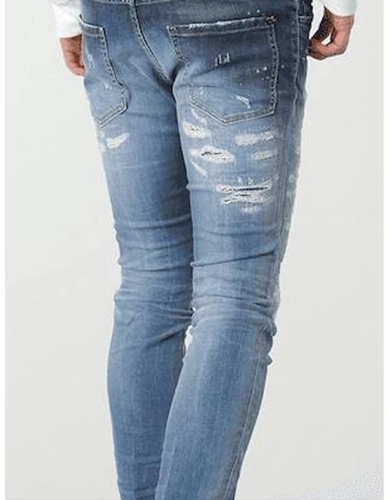 Cotton Light Blue Wash Super Twinky Jeans