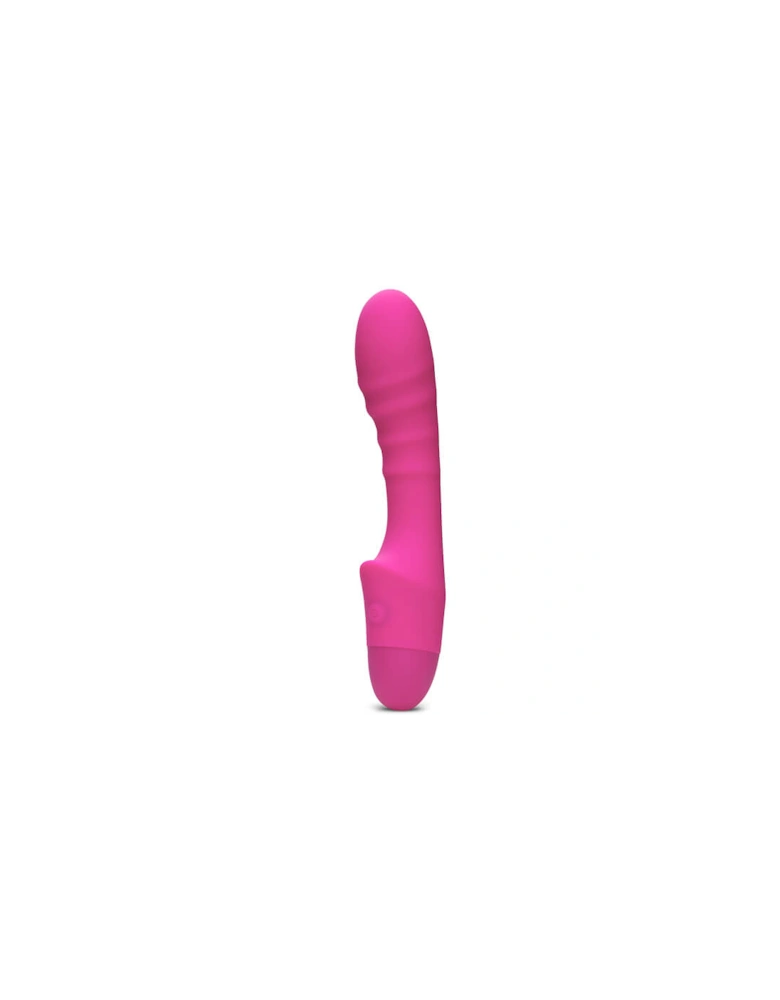 Pash Ribbed Vibrator Pink
